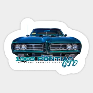 1969 Pontiac GTO The Judge Hardtop Coupe Sticker